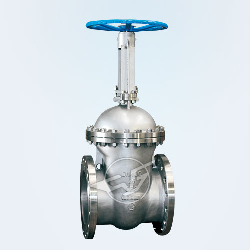 Large-diameter stainless steel gate valve