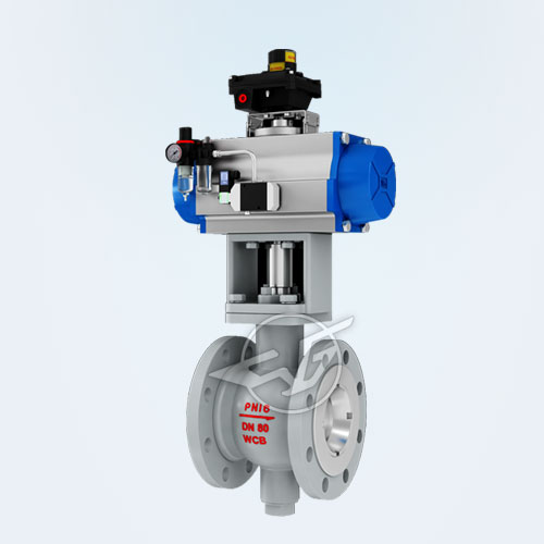 Pneumatic V-type ball valve